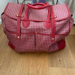 Gorgeous red duffel bag